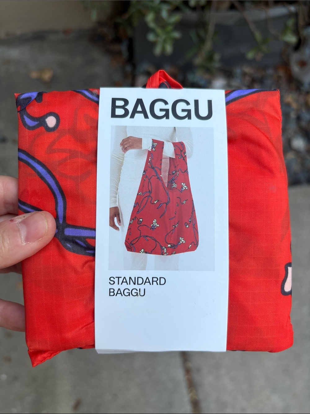 Standard BAGGU Red Snapdragon